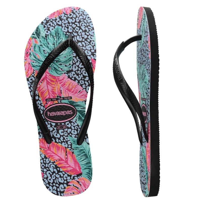 Havaianas Slim Print Floral Jessica Thong