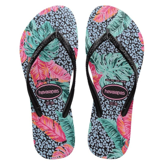 Havaianas Slim Print Floral Jessica Thong