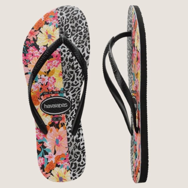 Havaianas Slim Print Mixed (Floral) Thong
