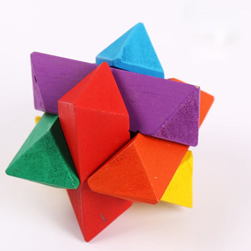 COLORFUL Wooden Block Puzzle