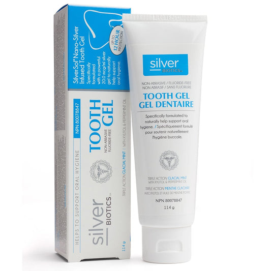 Silver Biotics Tooth Gel Glacial Mint (114 g)