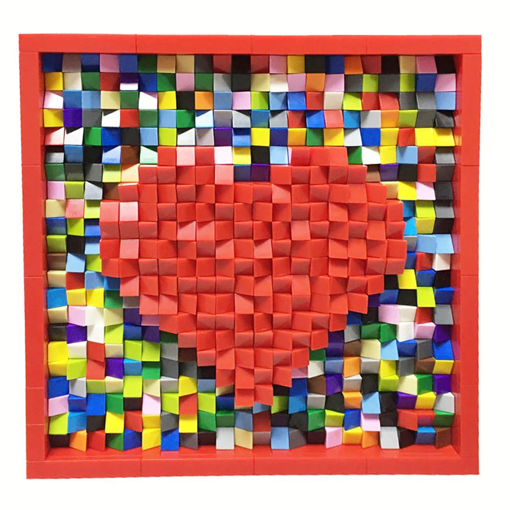 Building Block Love Frame Small Grain Building Block