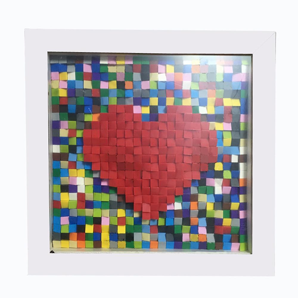 Building Block Love Frame Small Grain Building Block