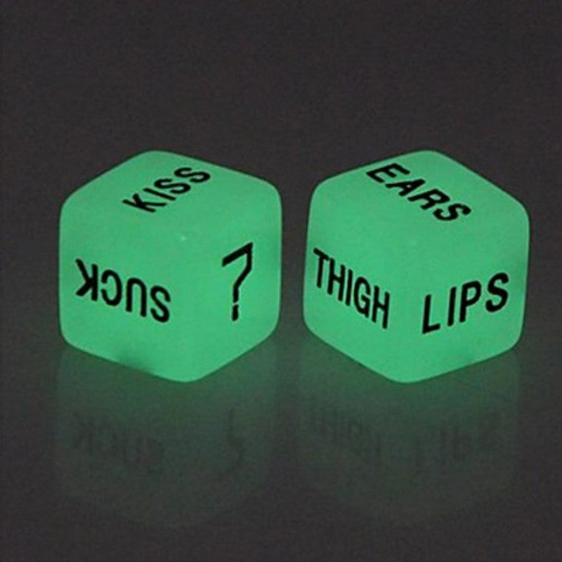 Luminous Funny Dice Couple Dice Set Table Games