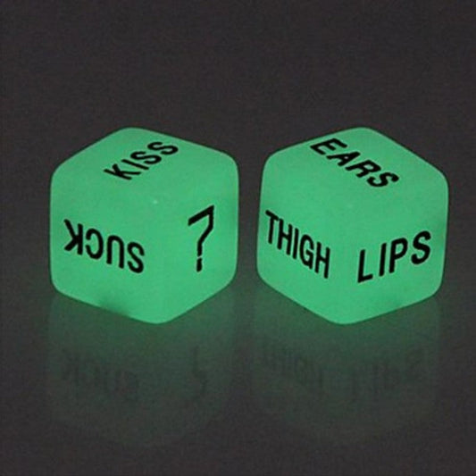 Luminous Funny Dice Couple Dice Set Table Games