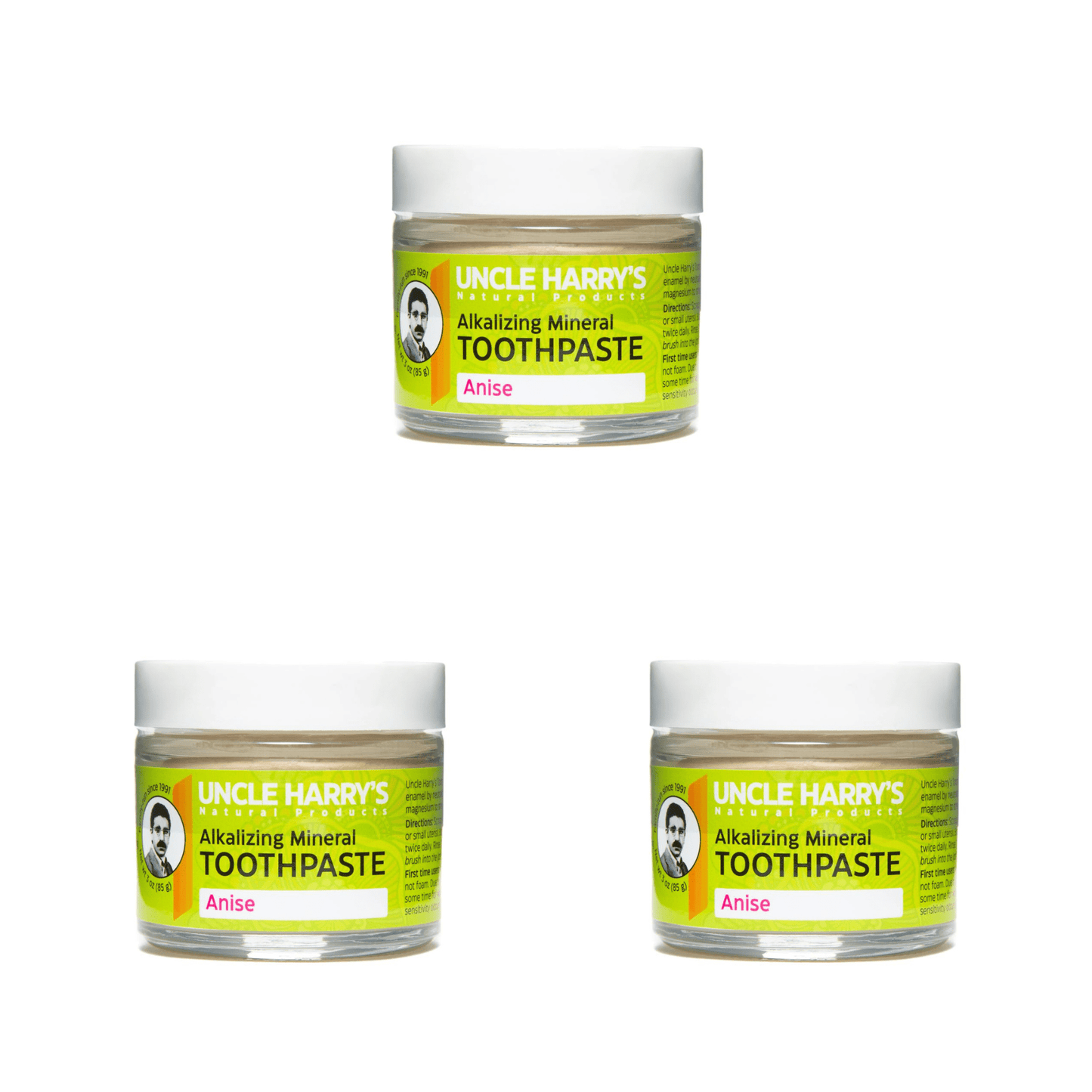 Uncle Harry's Natural Products Anise Toothpaste (3 count) #10079179