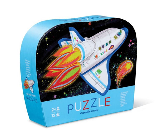 Crocodile Creek 12 Piece Mini Puzzle | Blast Off