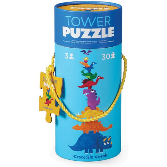 Crocodile Creek 30 Piece Tower Puzzle | Dinosaur