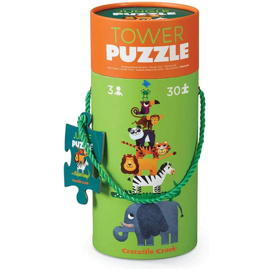 Crocodile Creek 30 Piece Tower Puzzle | Jungle