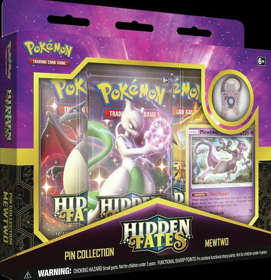 Pokemon TCG - Hidden Fates: Pin Collection Mewtwo/Mew