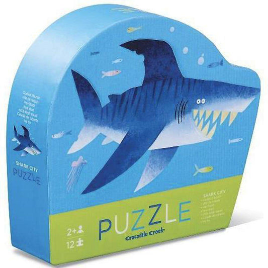 Crocodile Creek Puzzle Mini 12 Piece Shark City