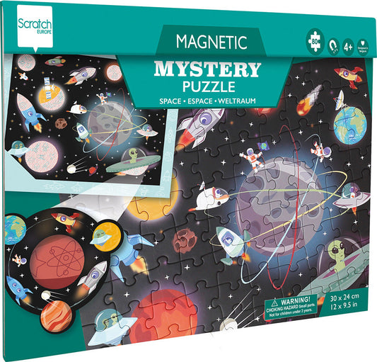 Space Magnetic 80 pc. Puzzle & Discovery Game