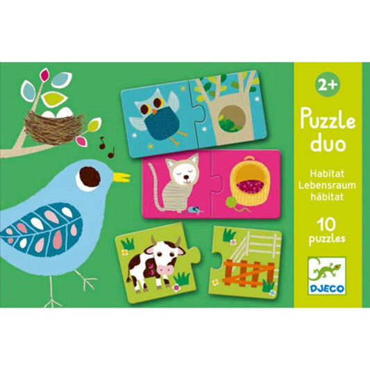 Djeco Puzzle Duo Habitats
