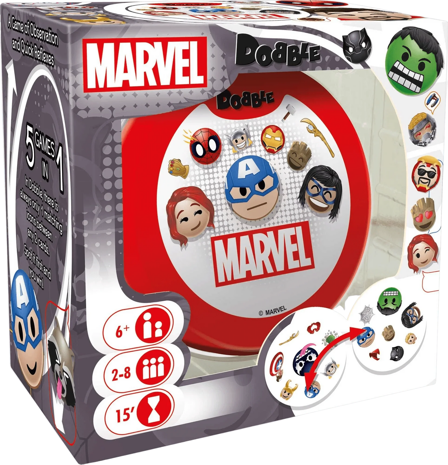 Dobble Marvel Emoji
