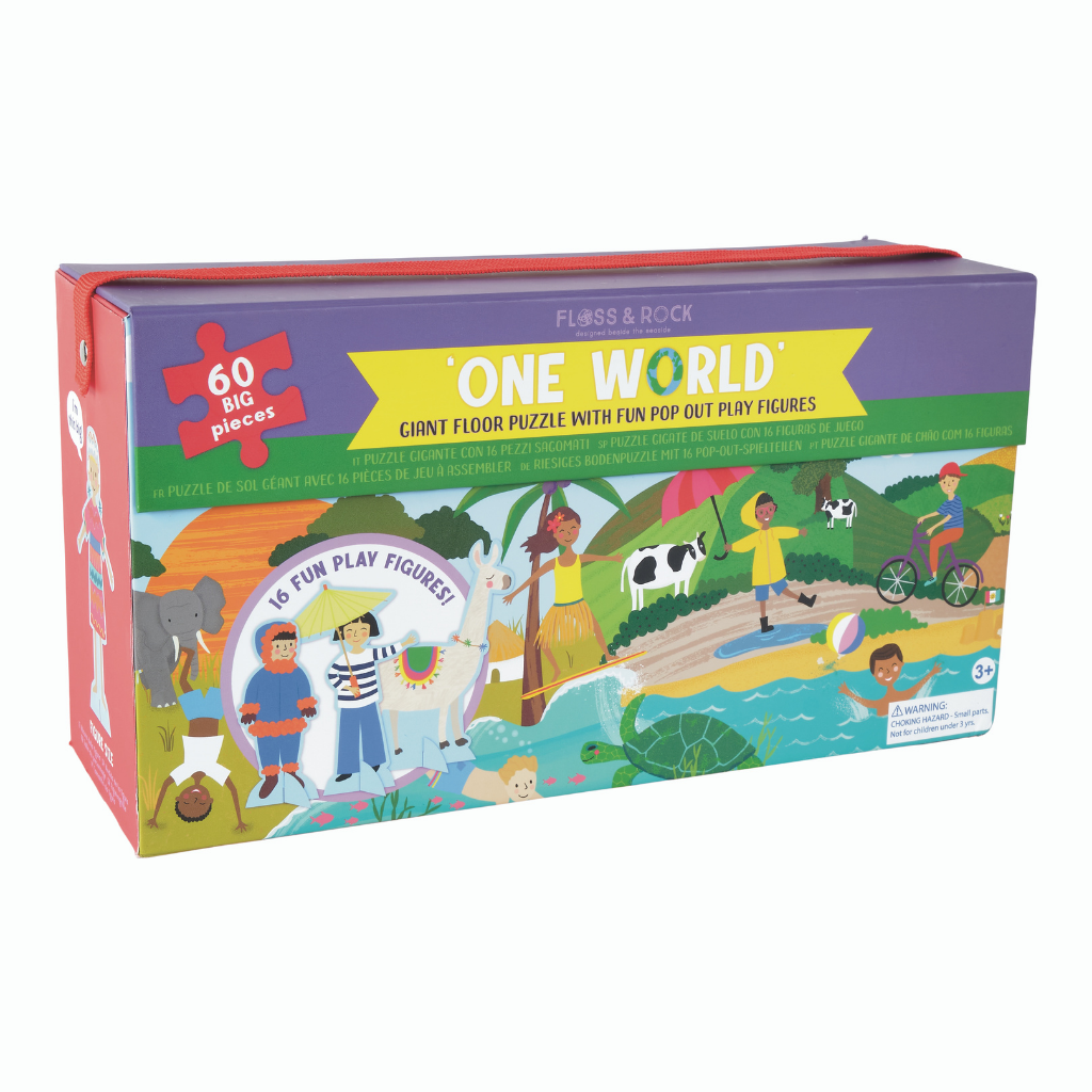 Floss & Rock 60 Piece Giant Floor Puzzle | One World