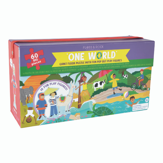 Floss & Rock 60 Piece Giant Floor Puzzle | One World