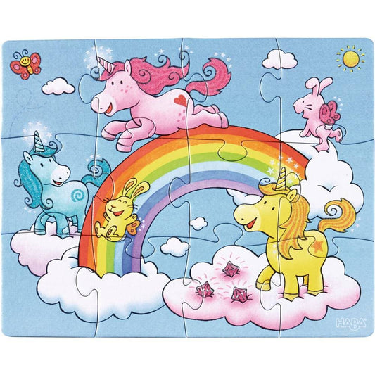 Unicorn Glitterluck Set of 3 Puzzles