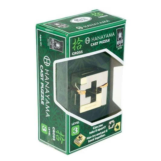 Hanayama Level 3 Cross Cast Brain Teaser Puzzle