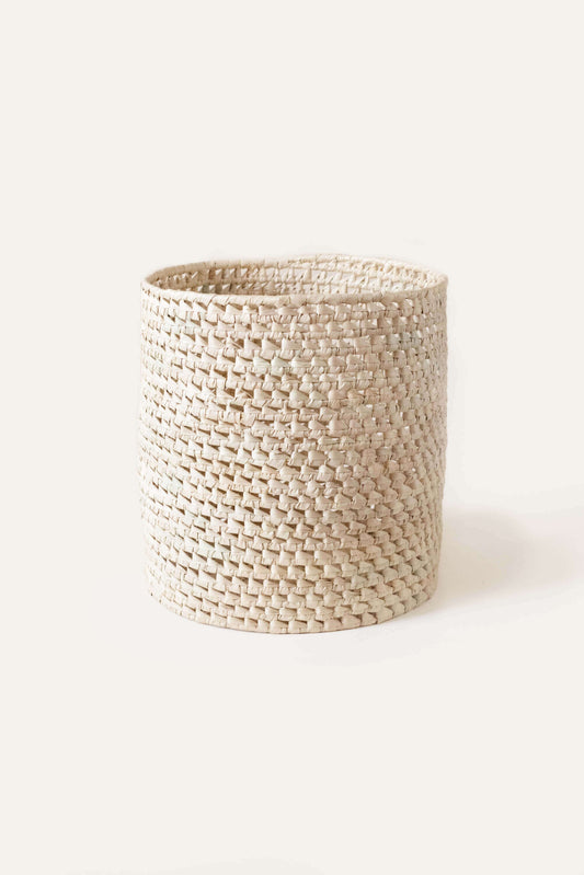 Medium Open Weave Palm Leaf Basket