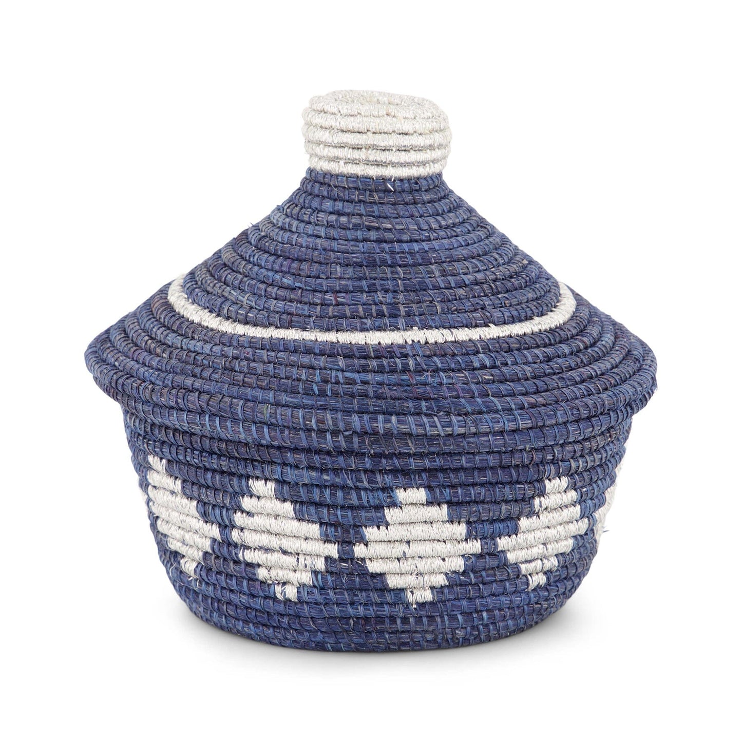 Holiday Lidded Box - Navy