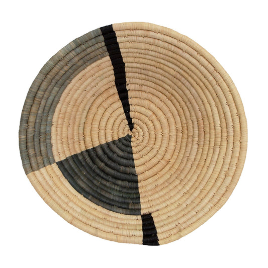 Stone Woven Bowl - Geo