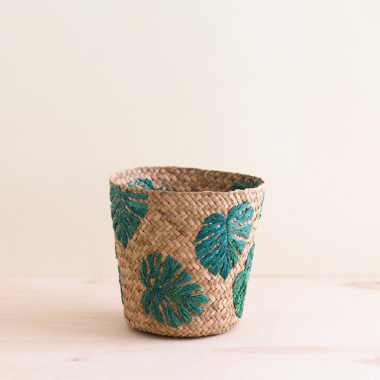 Monstera Soft Planter Basket