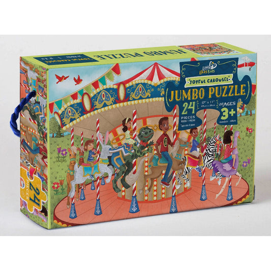 Little Likes Kids 24 Pc Puzzle- Joyful Carou