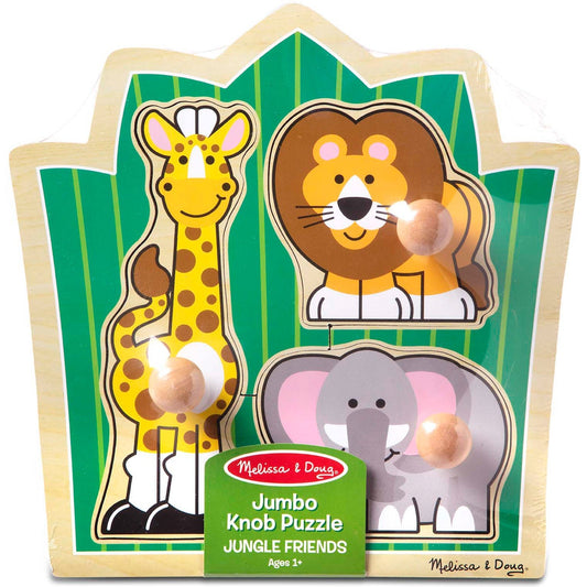 Melissa & Doug Jumbo Knob Puzzle | Jungle
