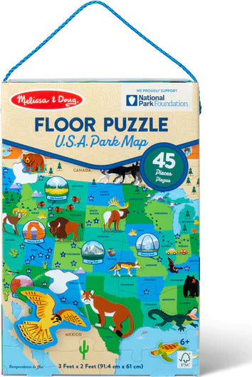 National Parks USA Floor Puzzle