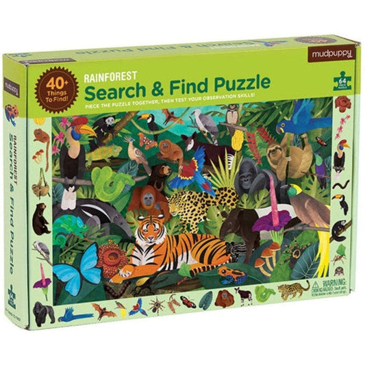 Mudpuppy S&F Puzzle Rainforest