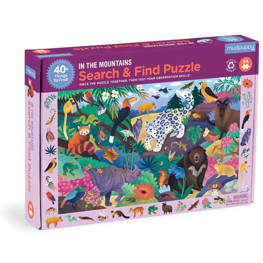 Mudpuppy Search Puzzle Mountains