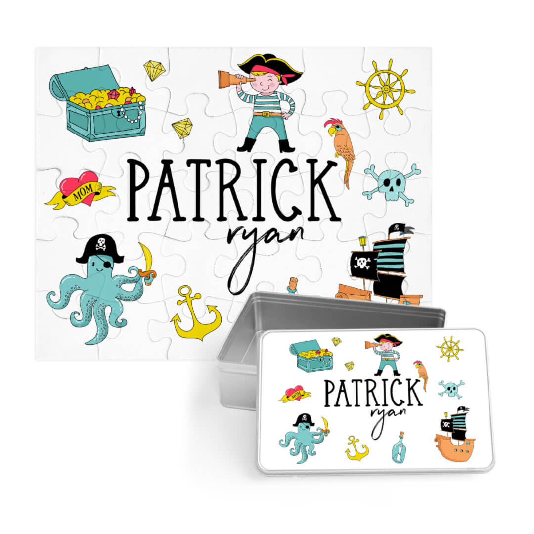 Kids Personalized 30 Piece Puzzle | Pirate Pals