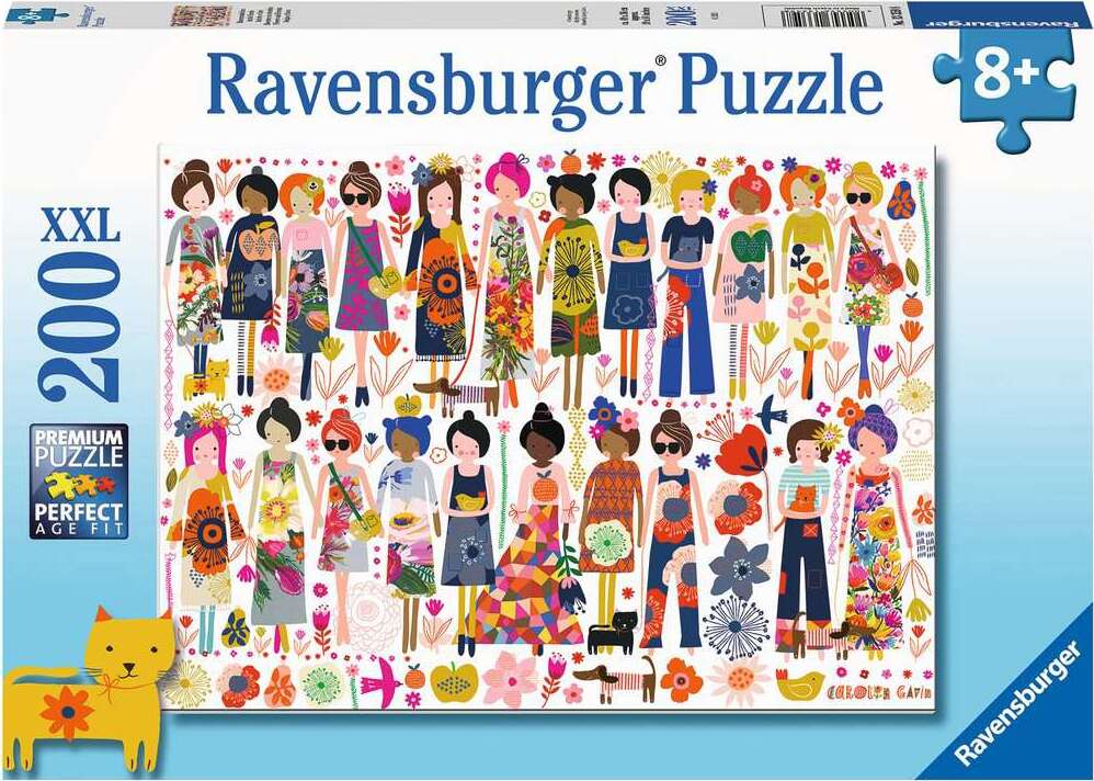 Flowers & Friends 200 pc Puzzle