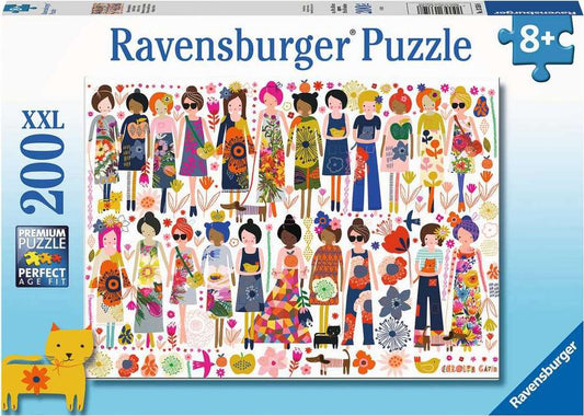 Flowers & Friends 200 pc Puzzle
