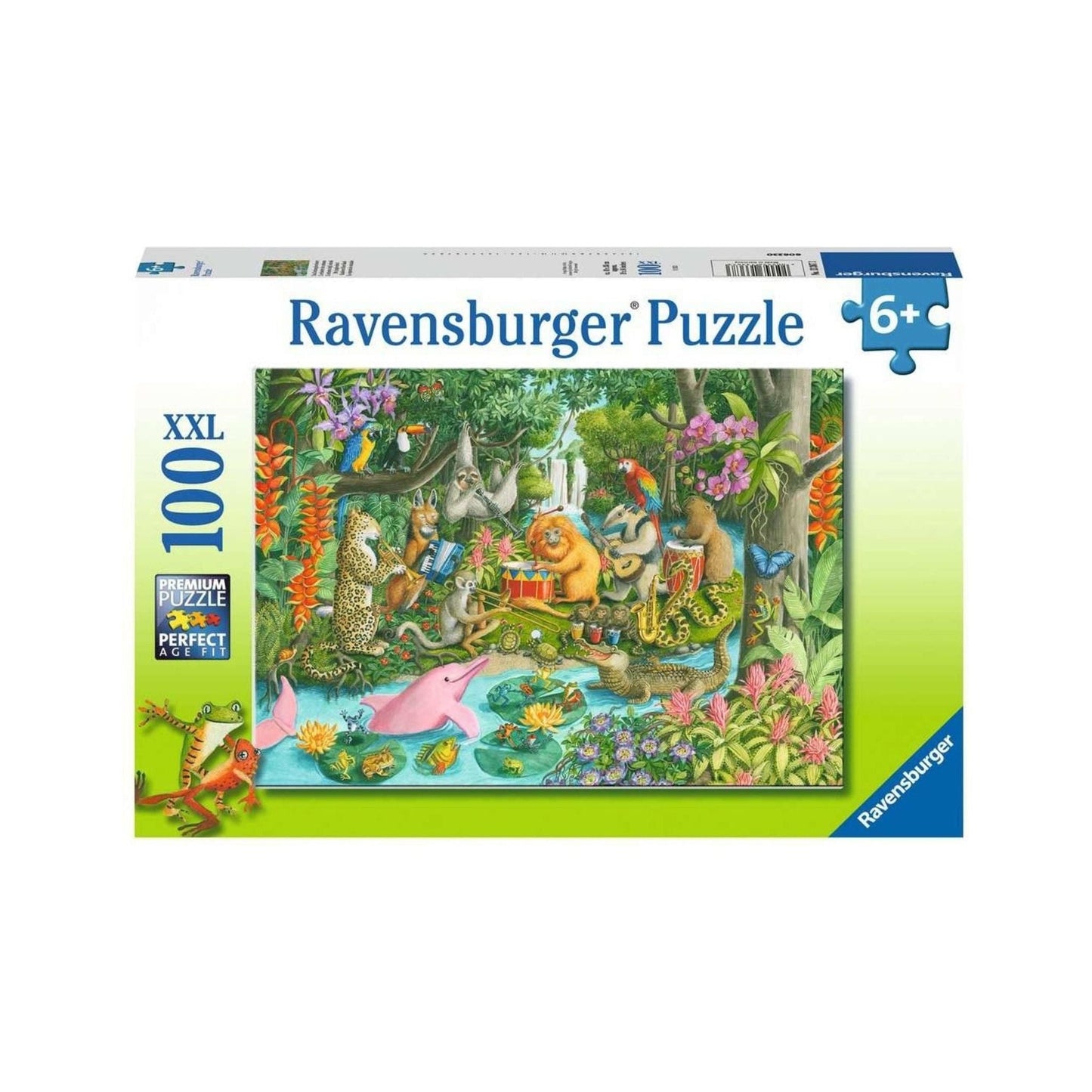 Ravensburger 100 Piece Puzzle Rainforest River Band