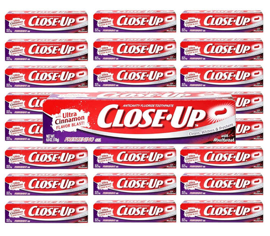 Close-Up Fluoride Toothpaste Refreshing Gel 4oz - 24 Pack