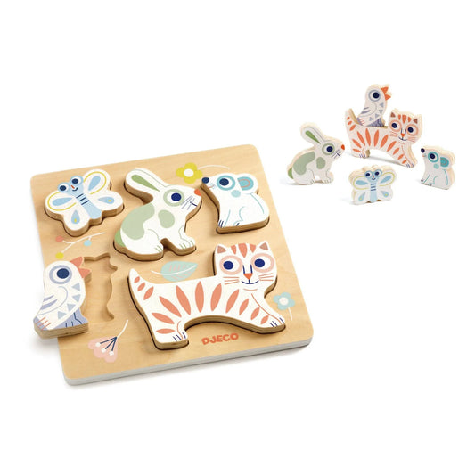 Djeco Baby Animali Puzzle