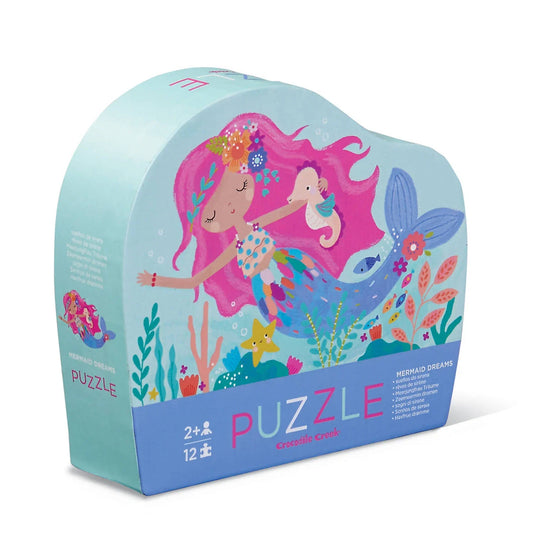 Crocodile Creek 12 piece Mini Puzzle | Mermaid Dreams