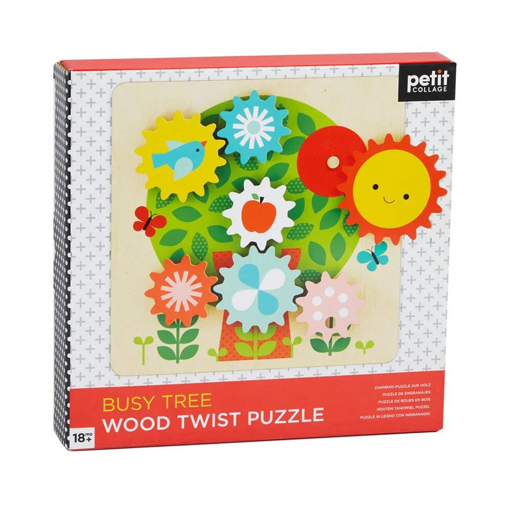 Wood  Twist Puzzle Busy Tree