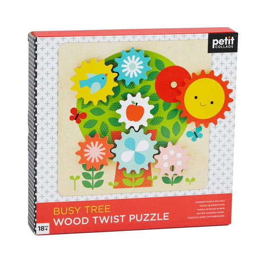 Wood  Twist Puzzle Busy Tree