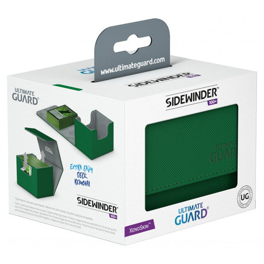 Ultimate Guard - Sidewinder Chromiaskin Deck Box 100 CT - Green