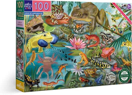 Love of Amphibians 100 Piece Puzzle