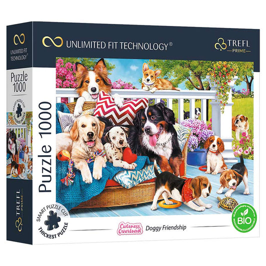 Puzzle: Cuteness Doggy Love 1000pc