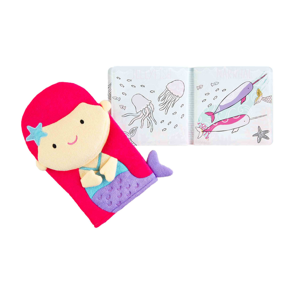 Color Changing Book With Bath Mitt